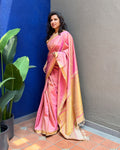 EE-Y15302 Pink Kanchi Sari