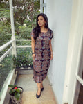 EE-W151843 Ajrak Long Dress