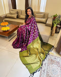 EE-X05074 Floral Kanchi Silk Sari