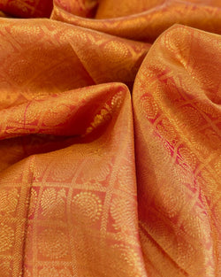 BL-W23831 Mustard Kanchi Blouse