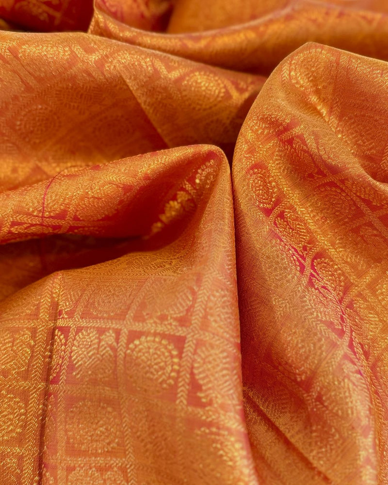 BL-W23831 Mustard Kanchi Blouse