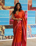EE-XD05129 Kanchi Orange Sari