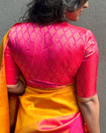 BL-X06512 Pink Kanchi Blouse