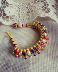 AS-W01016 Silver Gold Bracelet
