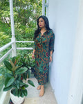EE-W2302594 Green Modal Kurtha
