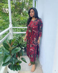 EE-WS02593 Maroon Modal Kurtha