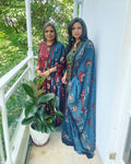 EE-W02588 Blue Modal Dupatta