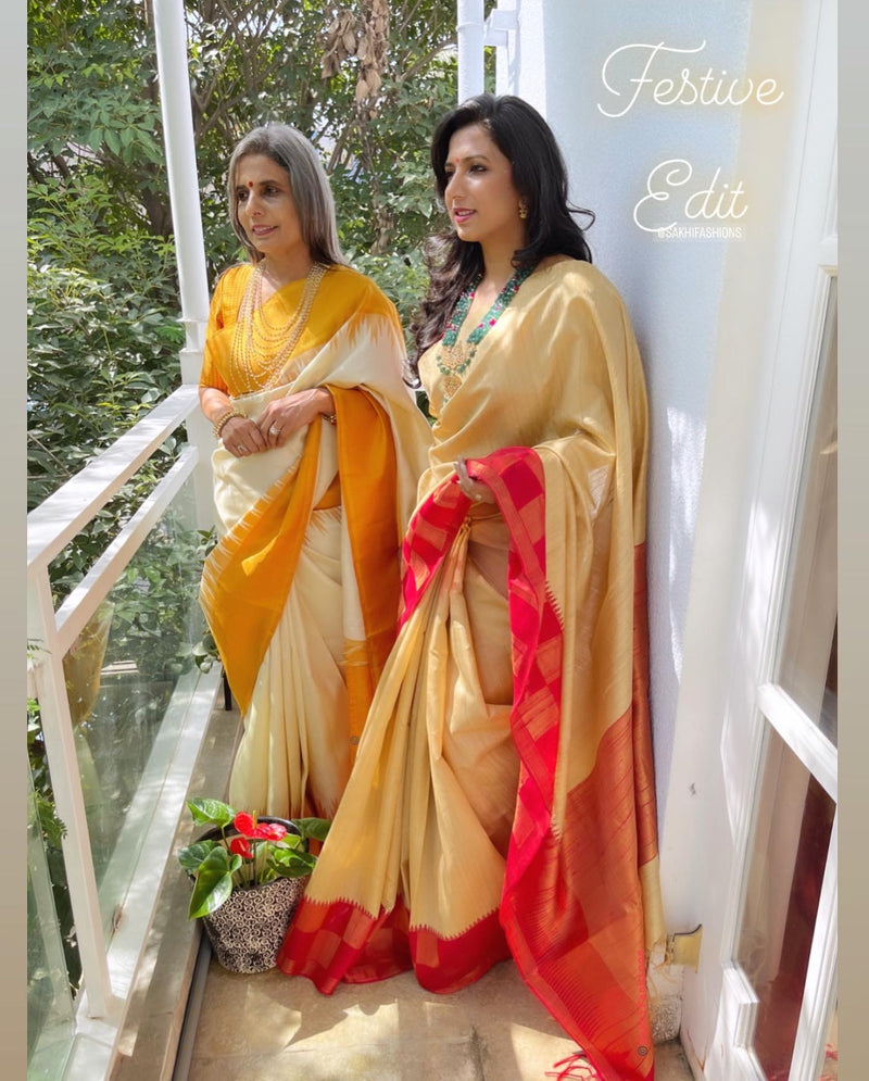 EE-W06134 Cream Mustard Kanchi
