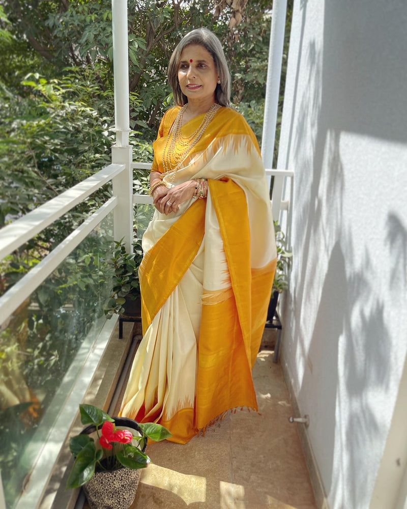 EE-W06134 Cream Mustard Kanchi