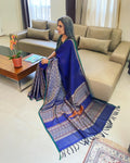 EE-W01309 Blue Kanchi cotton
