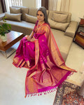 EE-W01999 Magenta Kanchi Sari