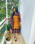 EE-W05961 Ajrak Modal Dress