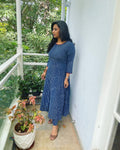 EE-W04483 Indigo Block suit