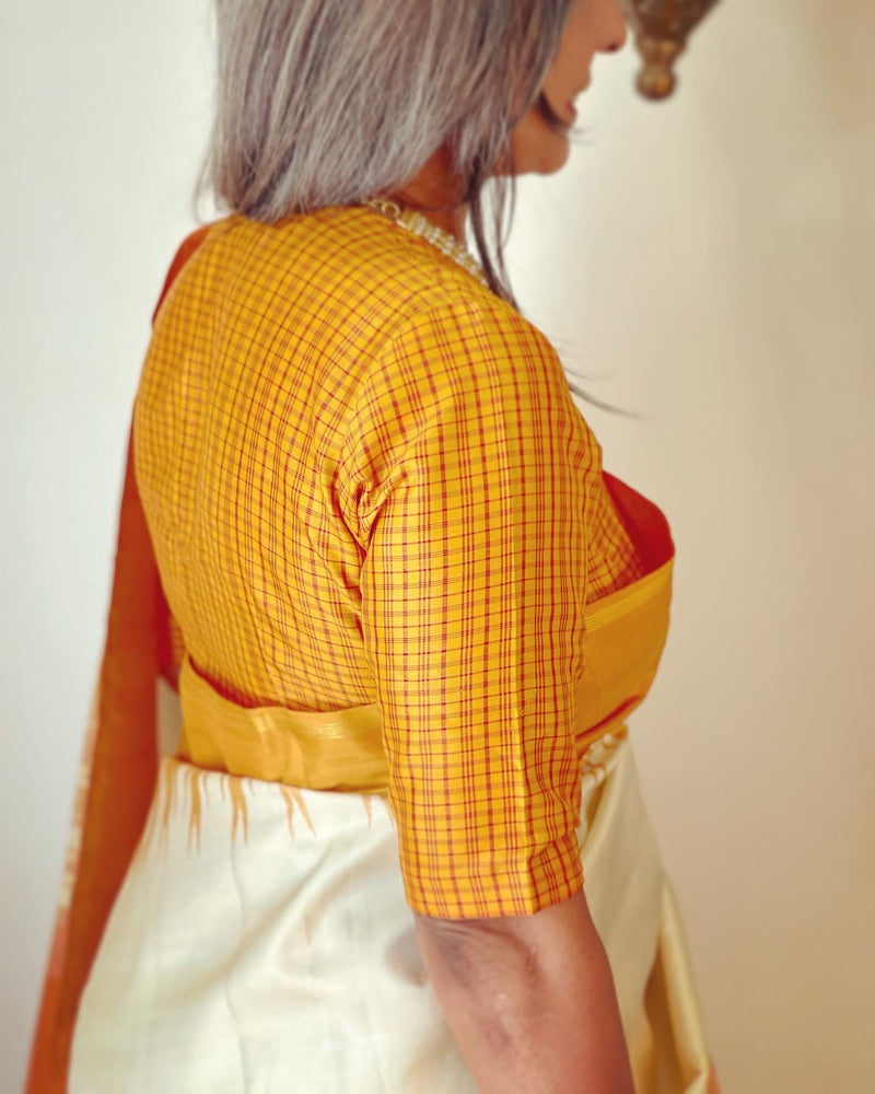 EE-W06134 Cream Mustard Kanchi