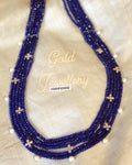 AG-W24290B Gold Blue Mala