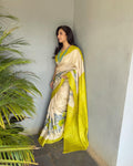 EE-V06823 Tussar Printed Saree