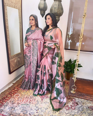 EE-V21243 Tussar Silk Sari