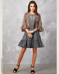 CD-NSG196 Kalamkari Jacket Indowestern