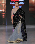 SR-0907M Velvet Crossover Saree