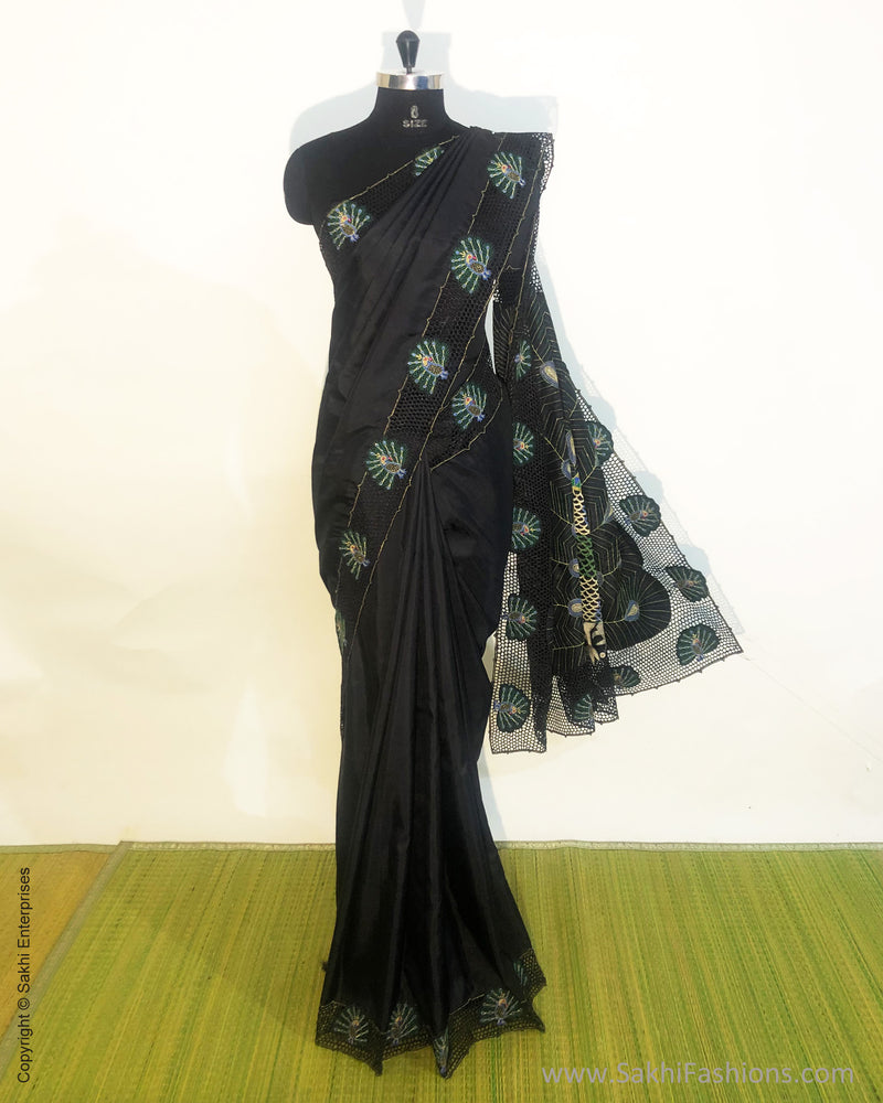 DP-S25425 Black Cutwork Kanchi