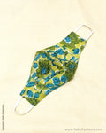 EE-M10074 White & Green Cotton mask