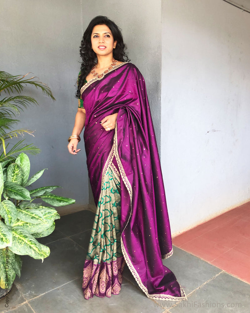 EE-S16709 Cutwork Kanchi Sari