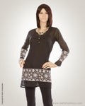 Black & White Pure Cotton Kurti