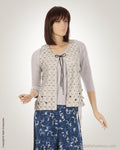 MSN-27369 - White & Multi Over-Coat