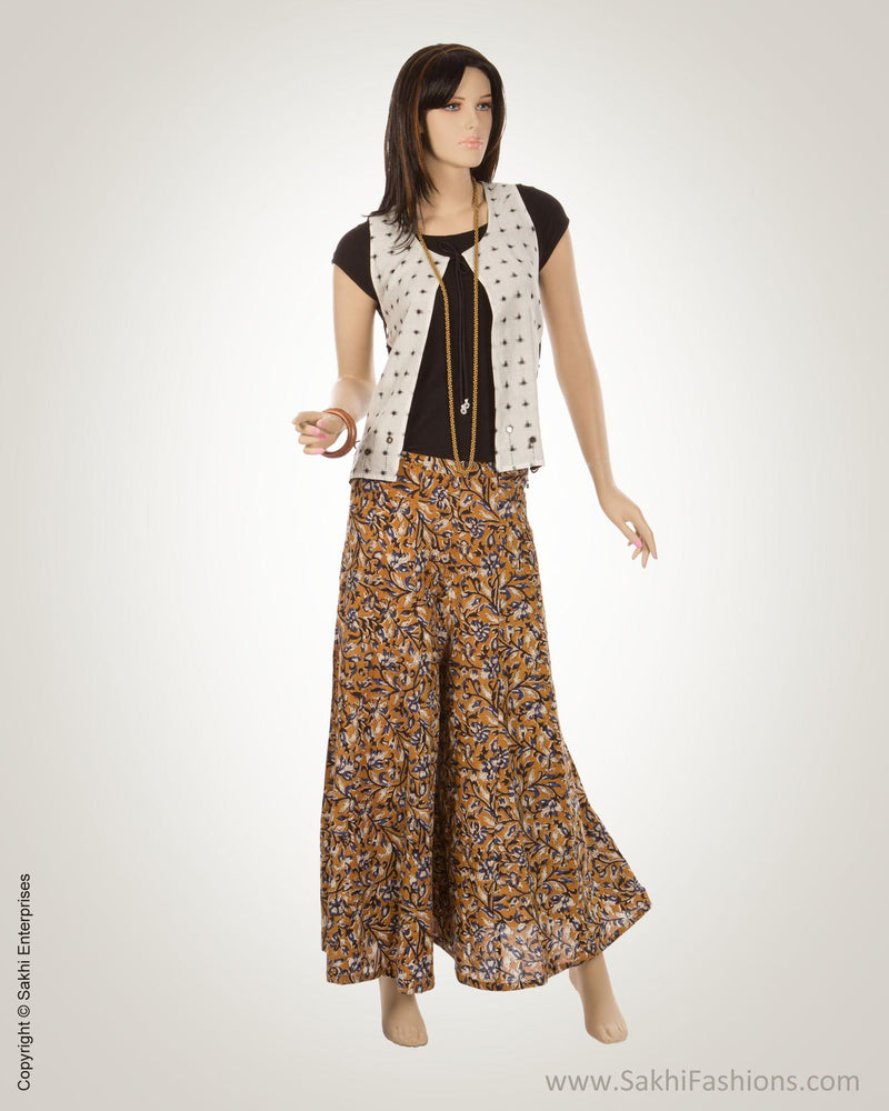 MSN-27355 - Mustard & Multi Palazzo