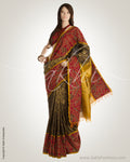 MSN-11579 Black &  Pure Kanchi Silk Saree