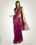 MSM-30579 Purple Kanchi Cutwork Saree