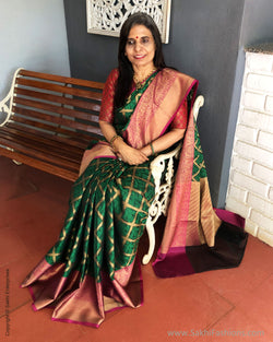 EE-S26031 Green Pink Banarsi