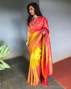 EE-S26684 BlockPrinted Kanchi