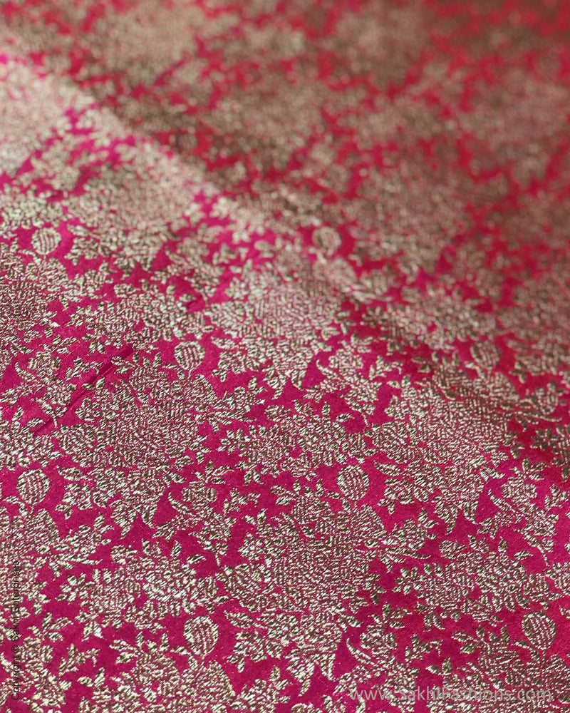 BL-F26678 Red Banarsi Brocade Blouse Fabric