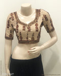 BL-R25096 Cream Cotton Blouse