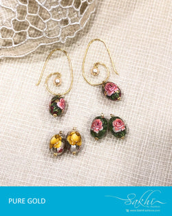 AGDS-22792 - Pure Gold Earring