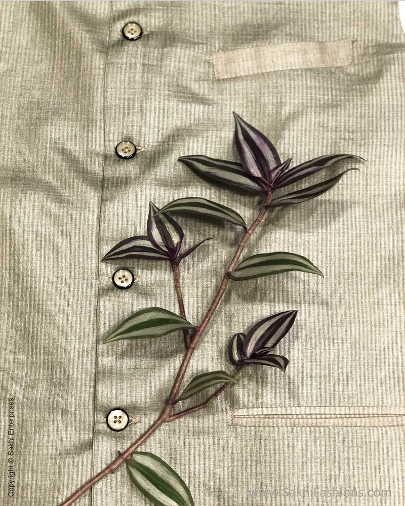 DP-S23985 Green Tussar Bundi