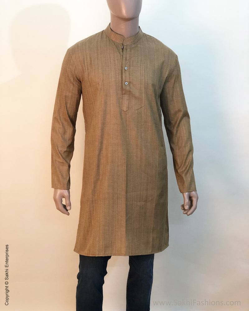DP-S23391 Beige Mens Kurtha