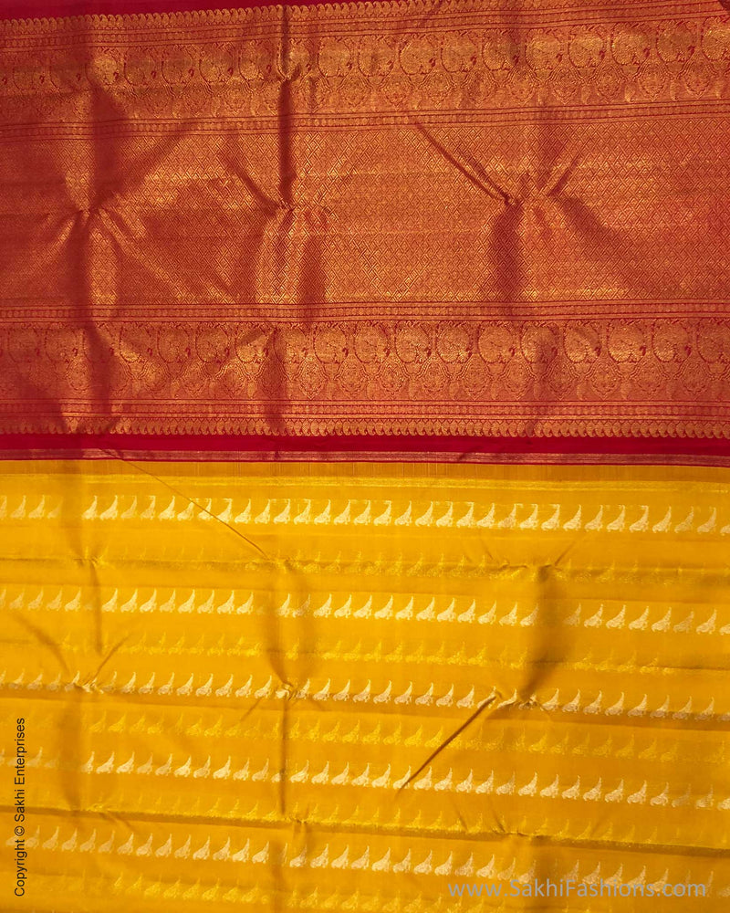 DP-S24057 Yellow Kanchi Saree