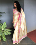 EE-R22355 Silk Cream Cutwork