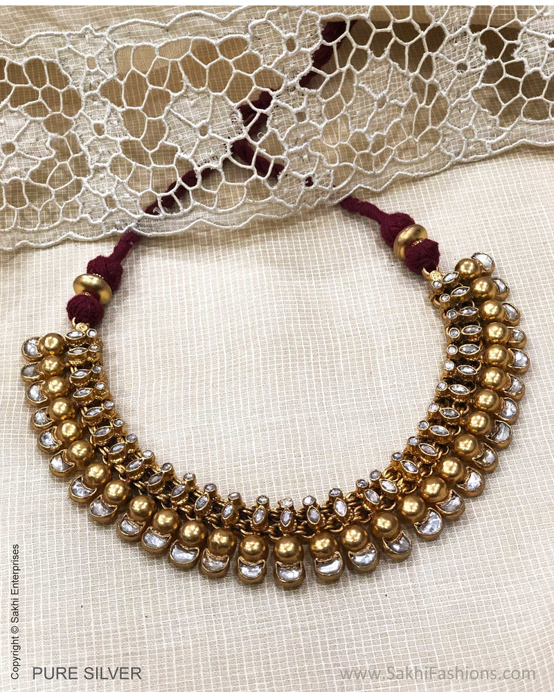ASDS-22846 Silver n Gold Floral