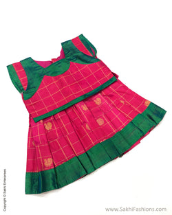 DP-S24379 Pink Kanchi Frock