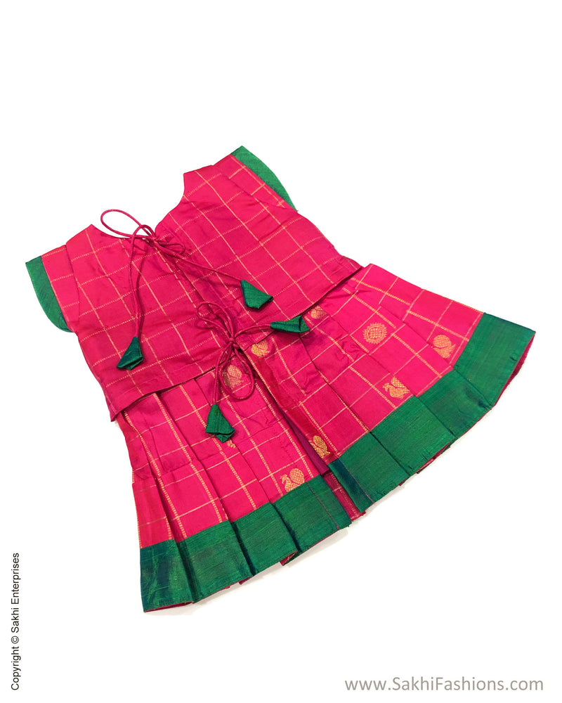 DP-S24379 Pink Kanchi Frock