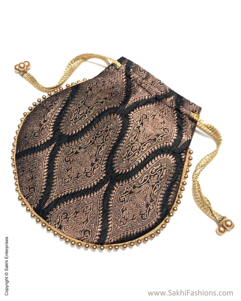 AJDS-24400 Black Potli Bag
