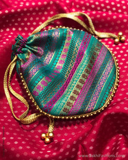 AJDS-24397 Brocade Potli Bag
