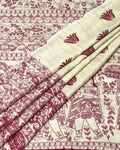 CD-Q21831 Maroon Madhubani Salwar