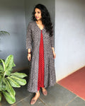 EE-S23943 Rust Grey Kurtha