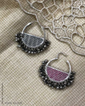 ASDS-24690 - Pure Silver With Kundan Bali Earring