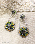 ASDS-24707 - Pure Silver With Kundan Earring