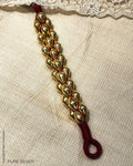ASDS-24718 Silver Gold Bracelet